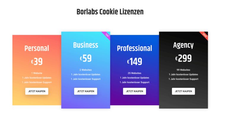 Borlabs Cookie: Ein sehr gutes WordPress Cookie Consent Plugin 3