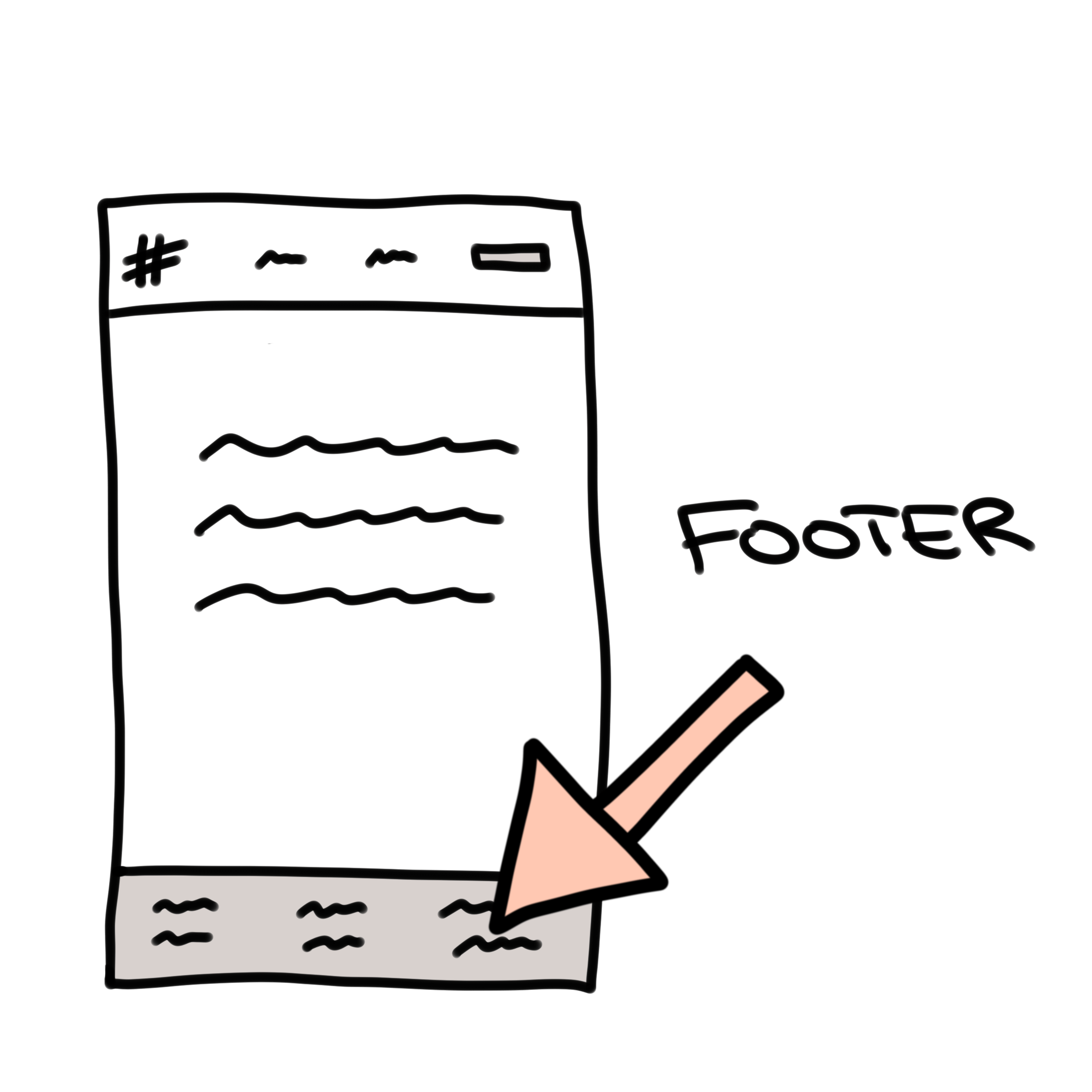 Icon Footer