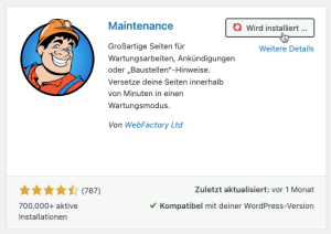 Wordpress Maintenance Mode Plugin 6