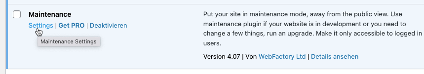 Wordpress Maintenance Mode Plugin 8